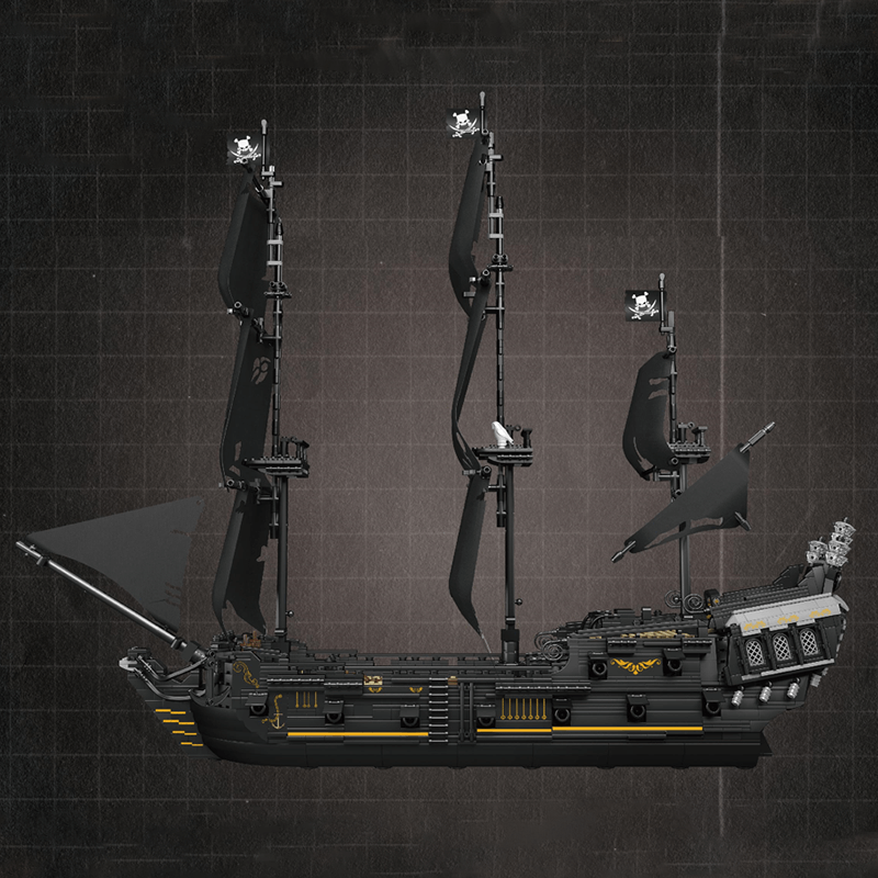 Shadow Pirate Ship Model