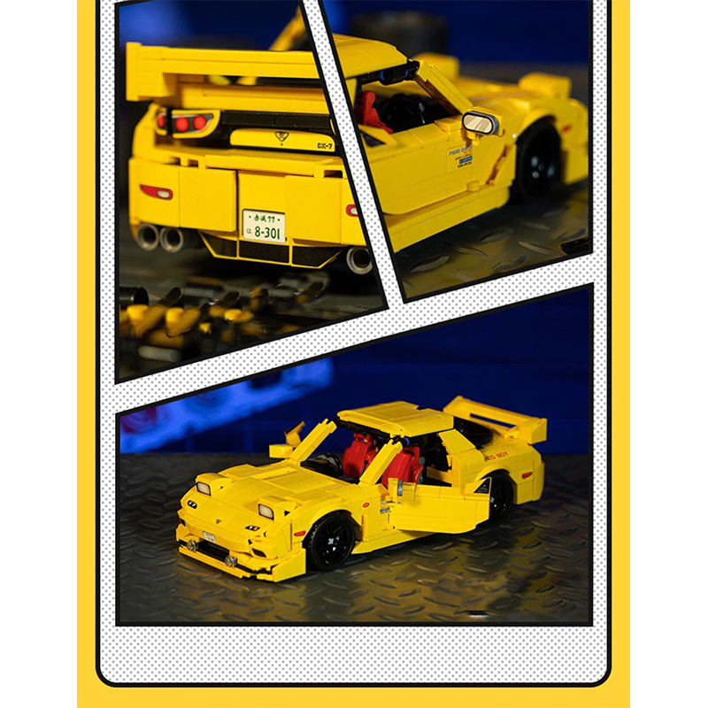 RX Sports Car Pullback Car