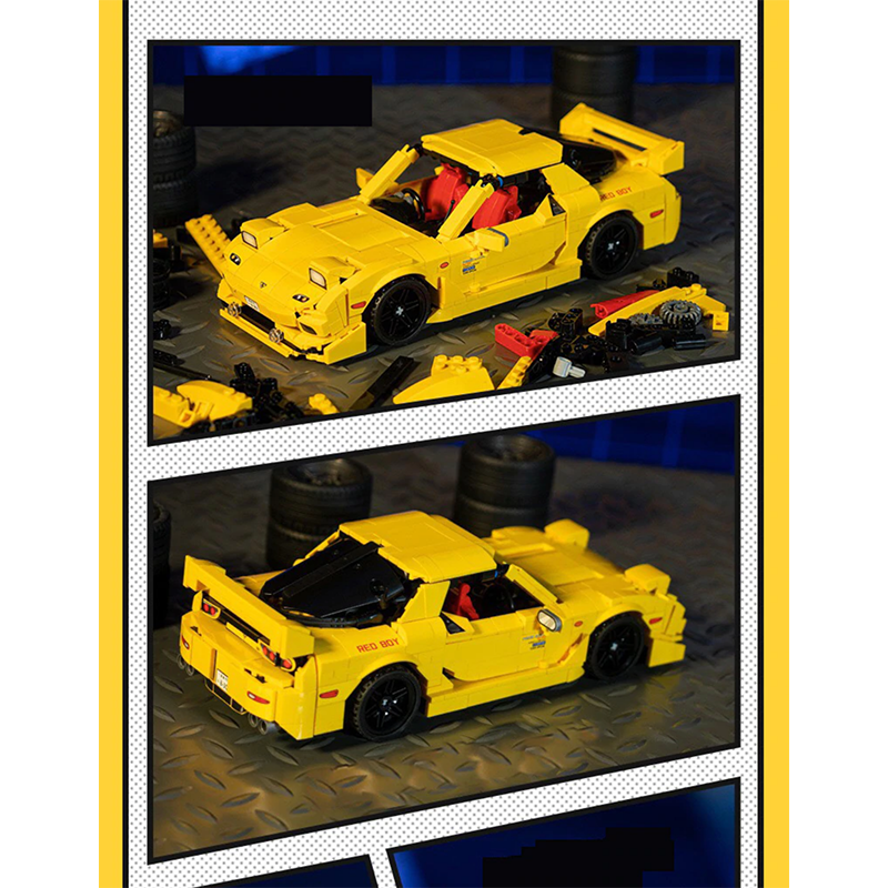 RX Sports Car Pullback Car