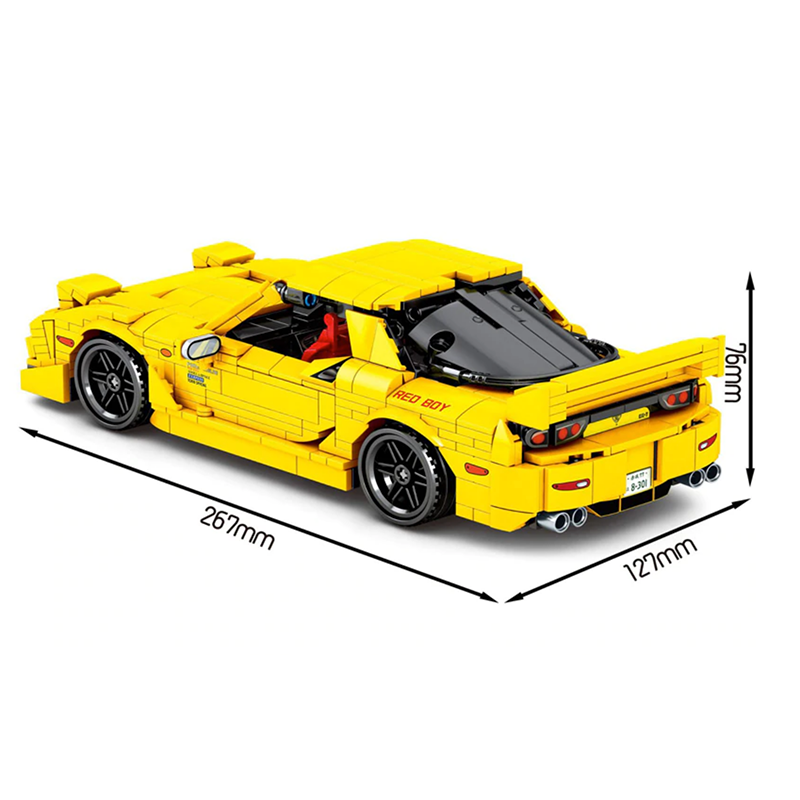RX Sports Car Pullback Car