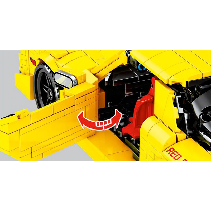 RX Sports Car Pullback Car